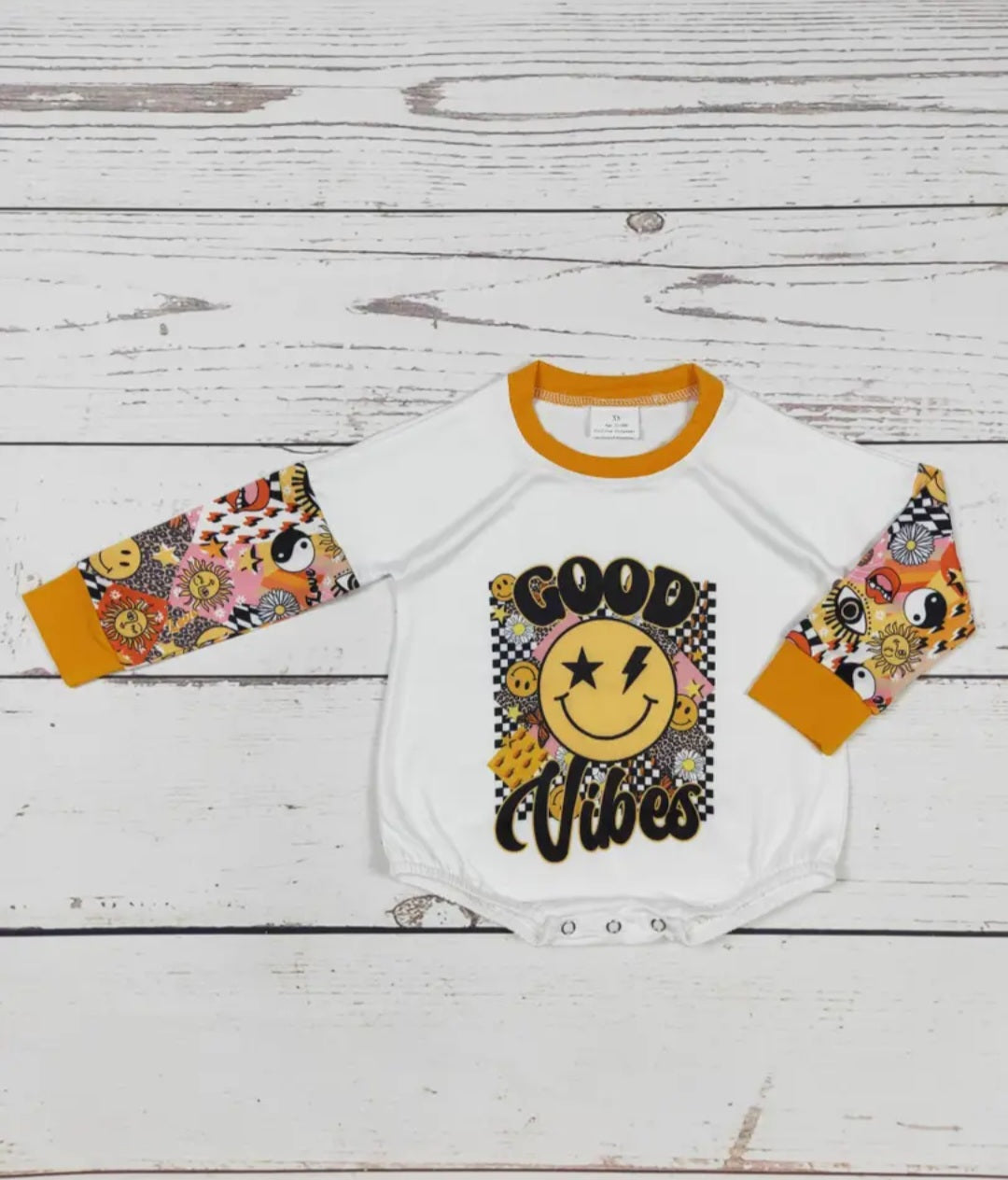Smiley Flower Printed Baby Bubble