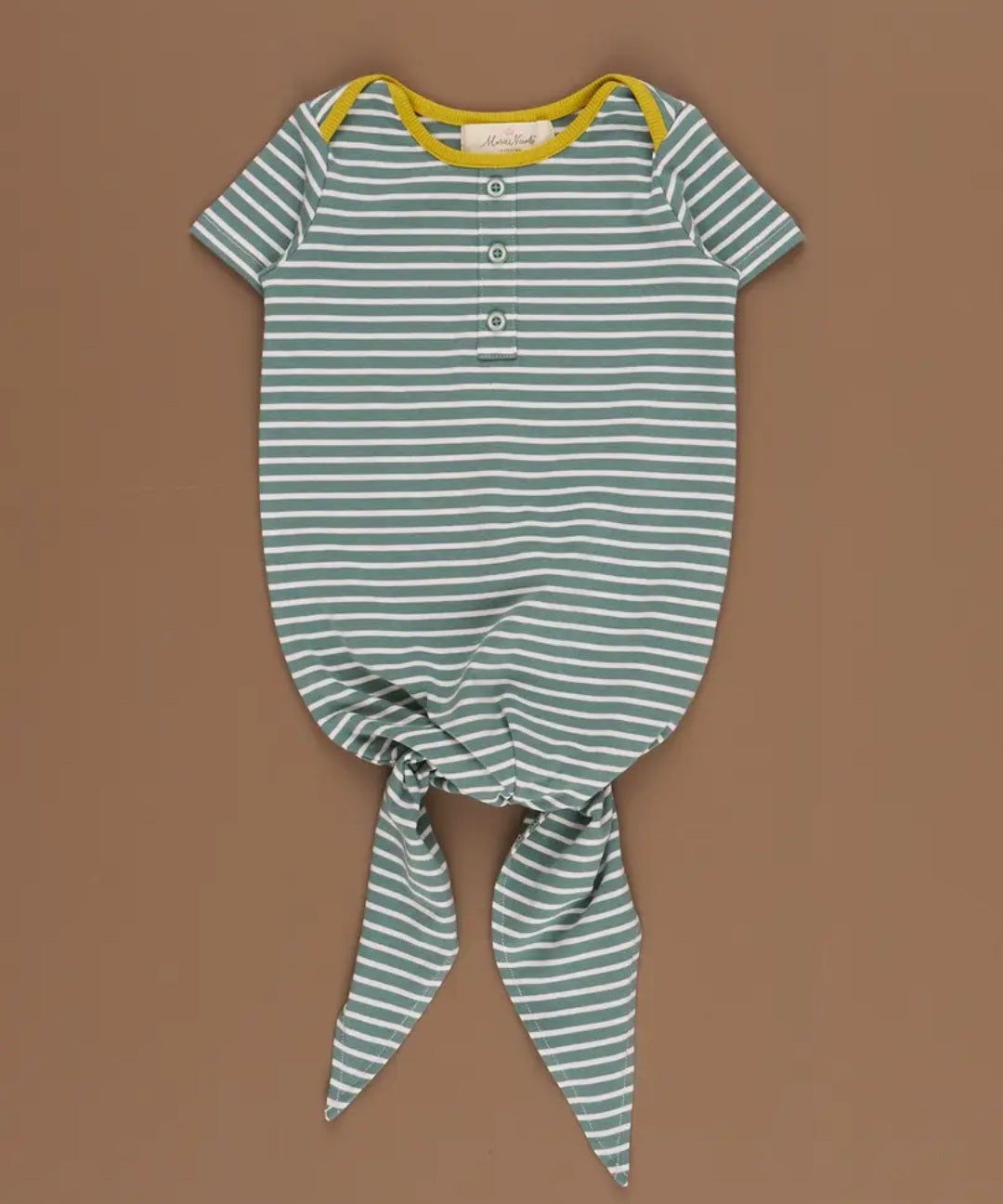 Poppy Sunshine Striped Knot Gown