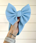 Blue Bullet Bow + Headwrap