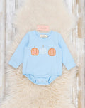 Pumpkin Patch Days Embroidered Bubble Romper