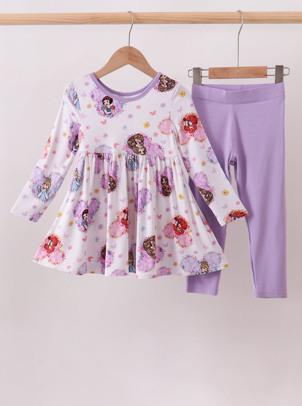 Purple princess BAMBOO pants set