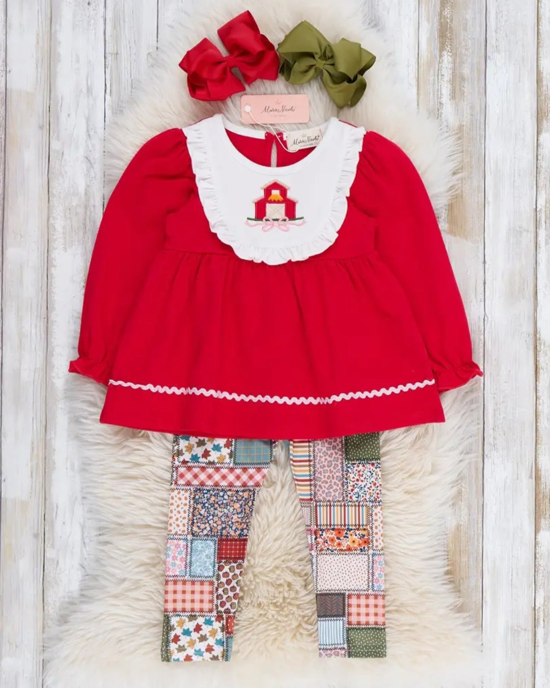 Country Barn Embroidered Outfit