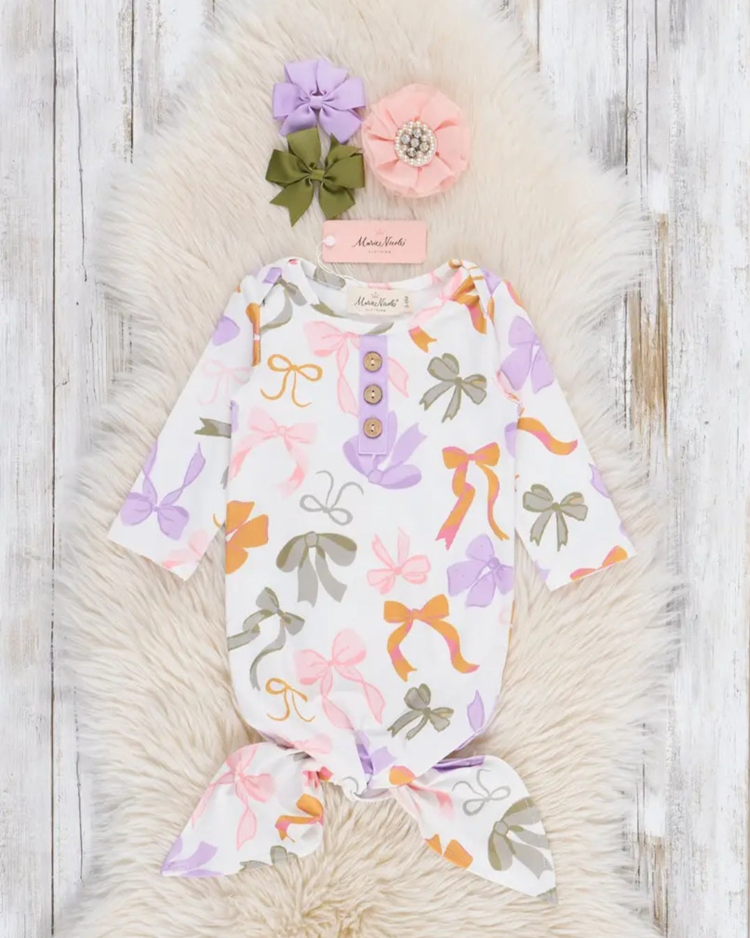 Bundle of Bows Knot Gown