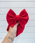 Red Bullet Bow + Headwrap