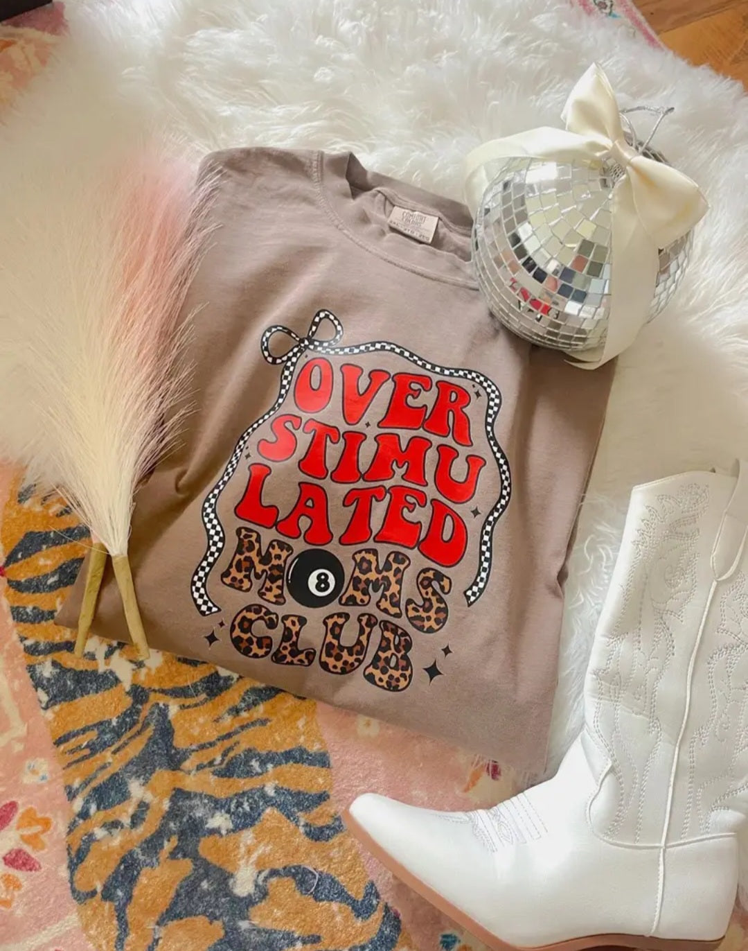 Overstimulated Moms Short Sleeve Tee