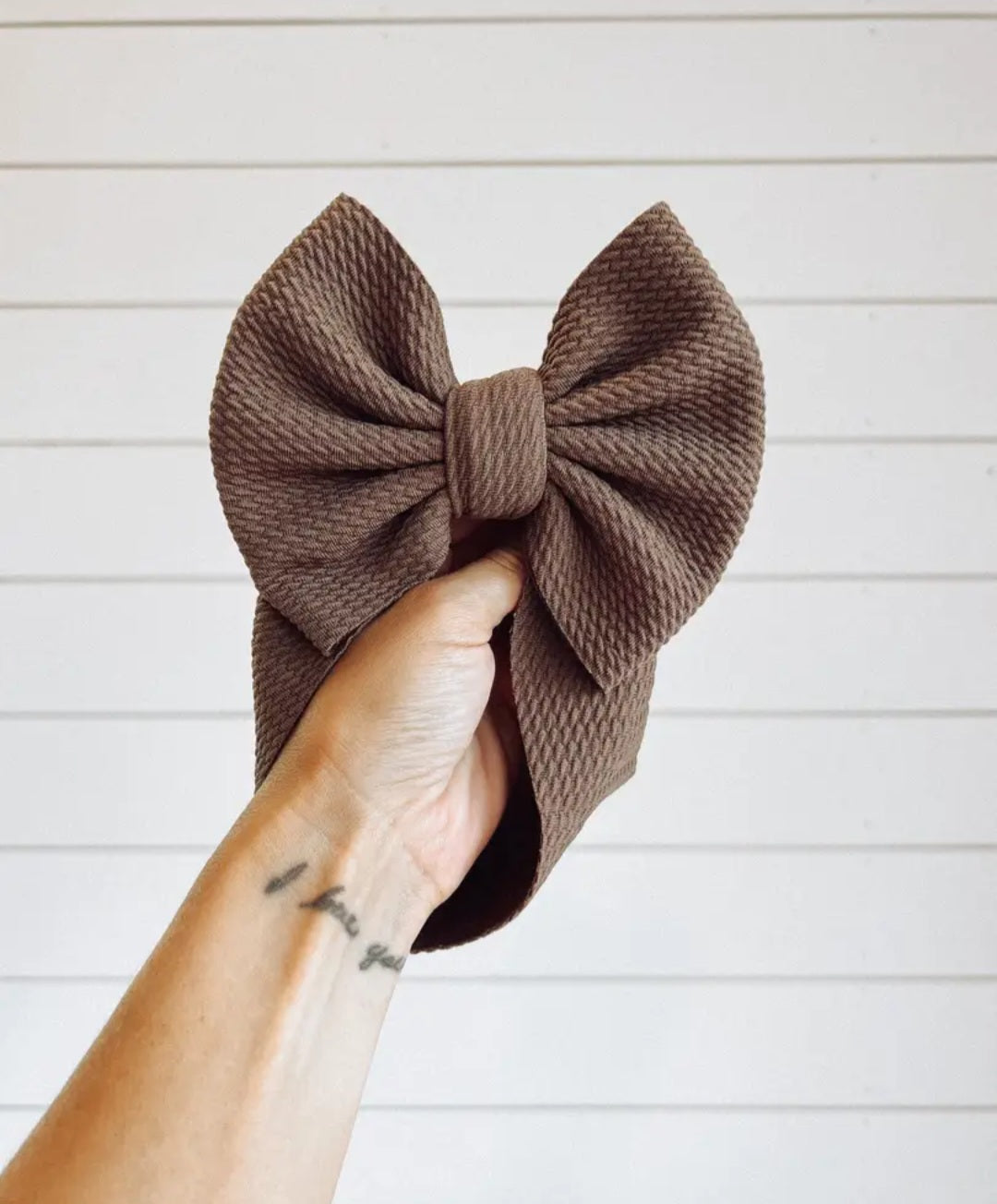 Chocolate Brown + Bullet Bow